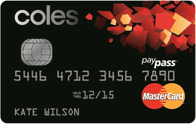 coles mastercard credit card