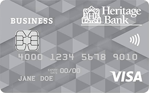 Heritage Bank Business Visa Credit Card