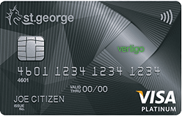 Discontinued: St.George Vertigo Platinum Credit Card