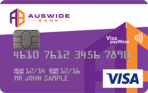 Auswide Bank Low Rate Visa Credit Card