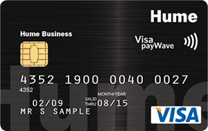 Hume Bank Business Visa Credit Card