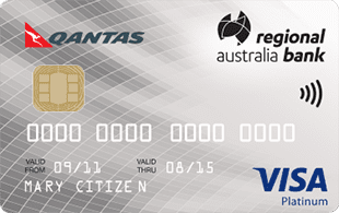 Regional Australia Bank Visa Platinum Rewards Credit Card